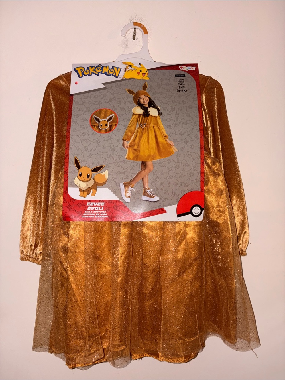 NWT Pokémon Eevee size S 4-6x costume